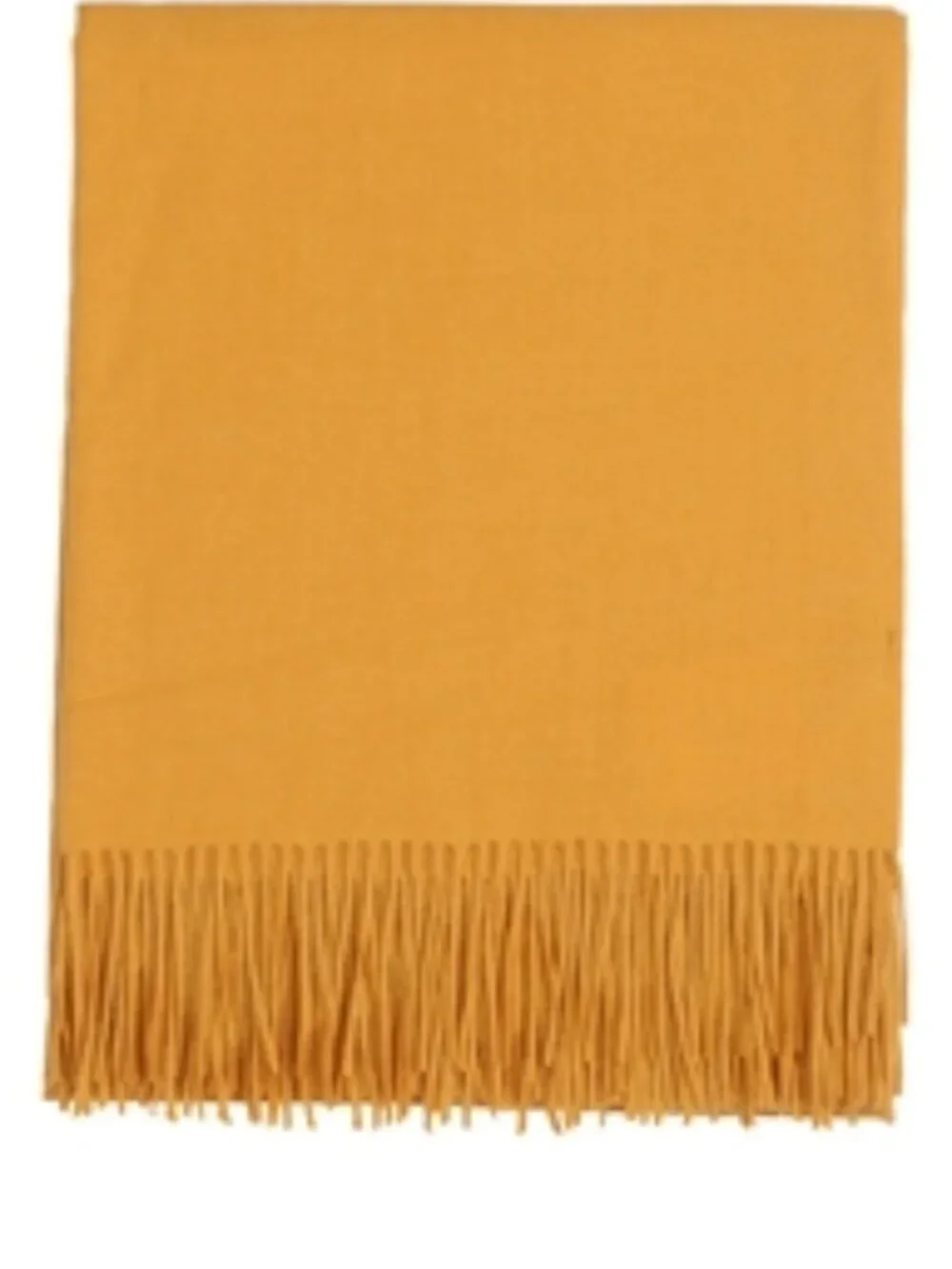 Cashmere scarf yellow new